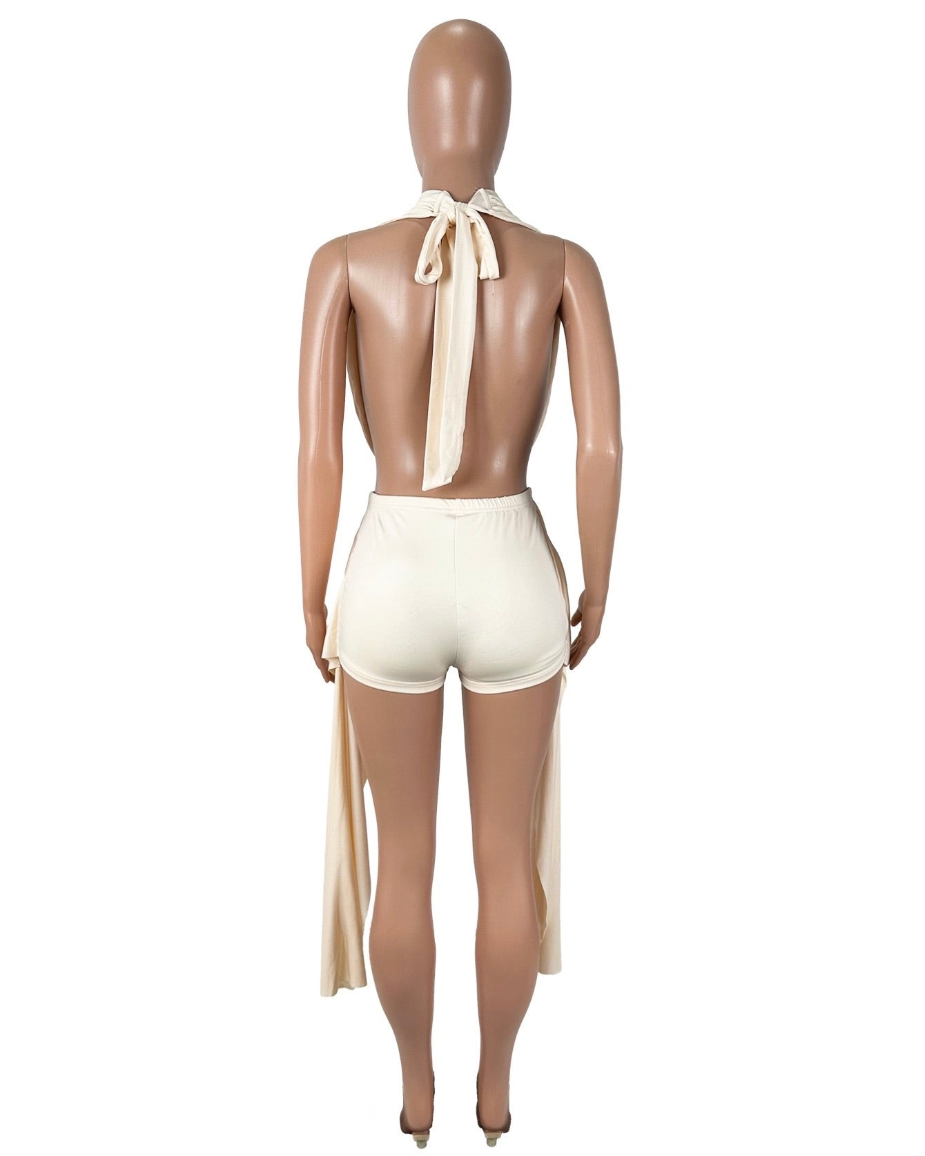 Serena Draped Halter Romper