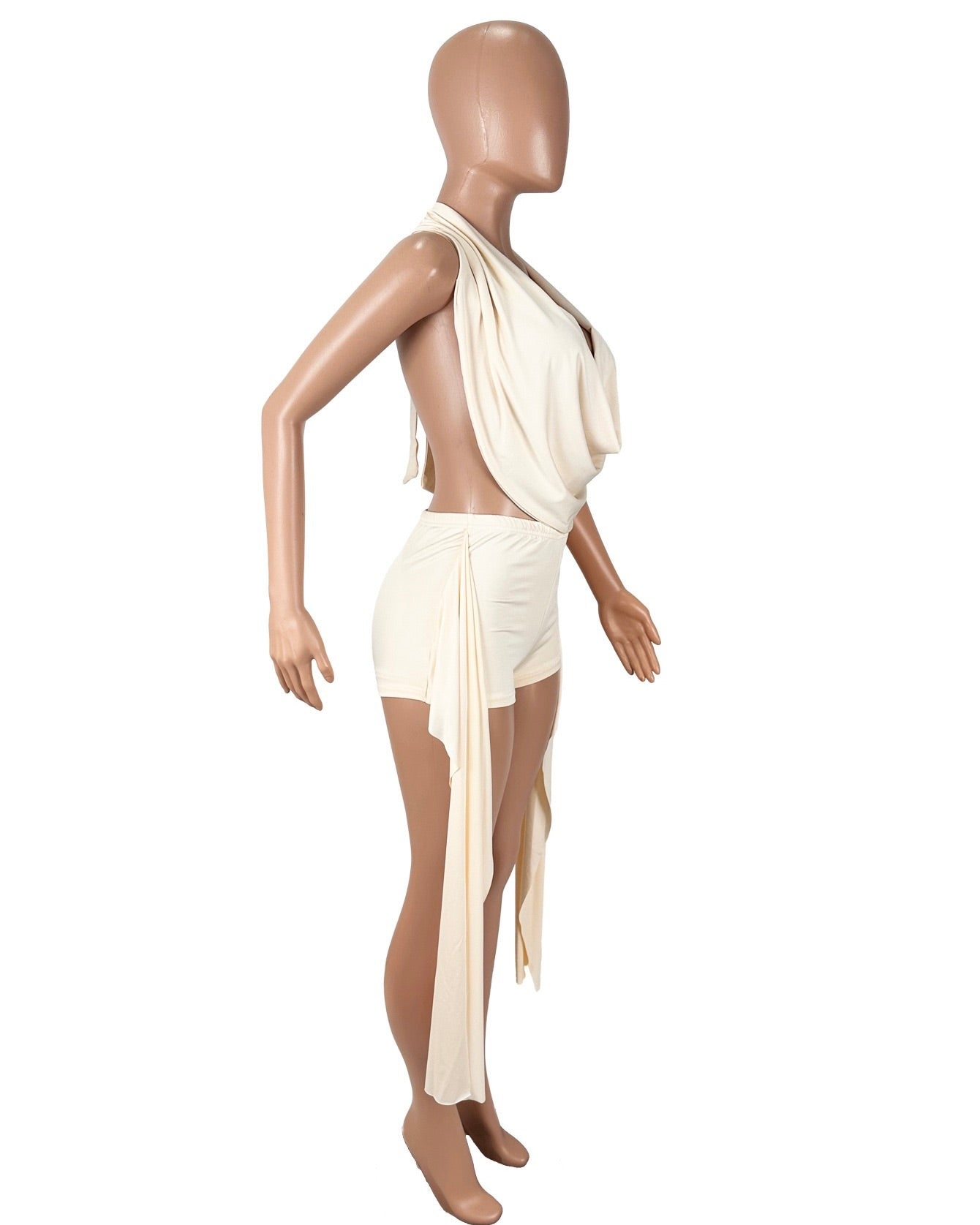 Serena Draped Halter Romper