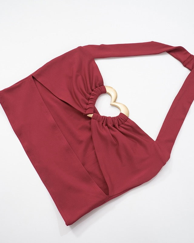 Valentina Heart Cutout Midi Dress