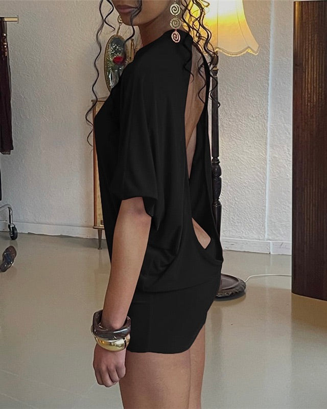 Gilda Backless Mini Dress