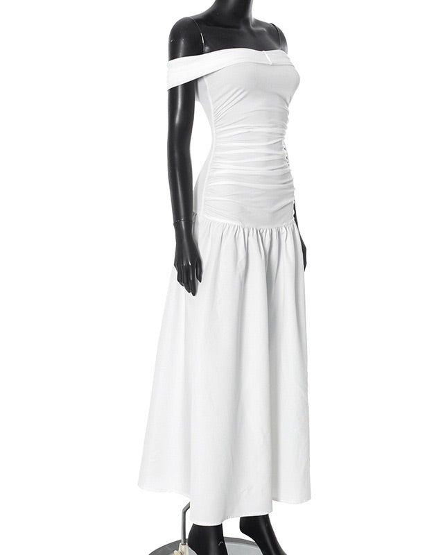 Celeste Off-Shoulder Midi Dress