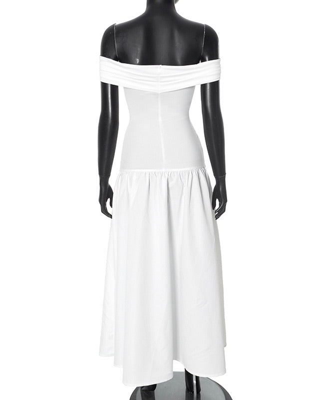 Celeste Off-Shoulder Midi Dress