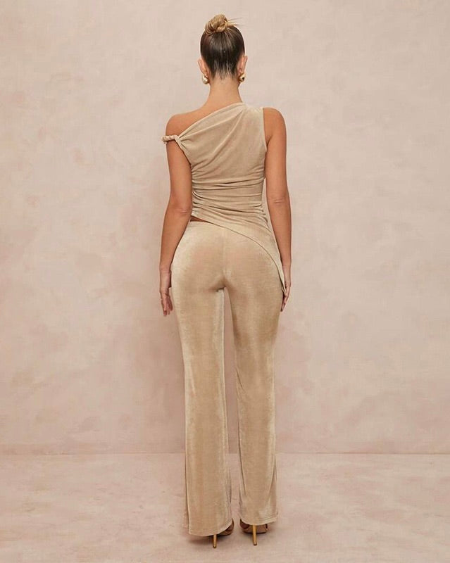 Alina Velvet Pant Set