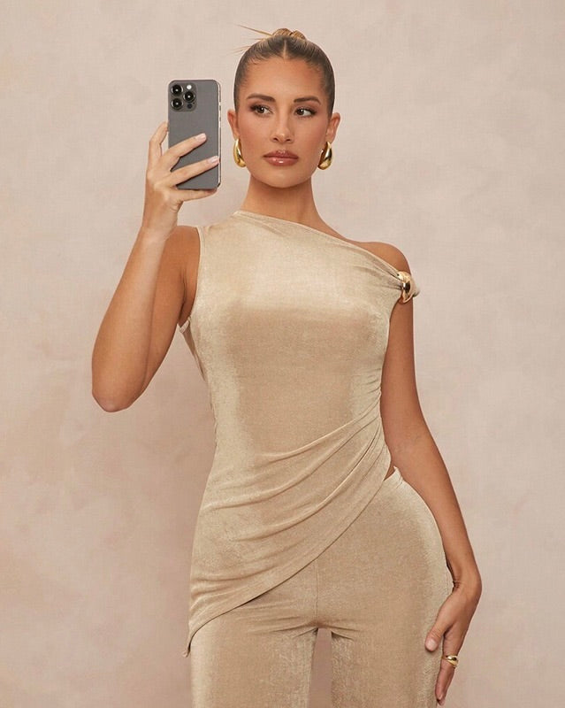 Alina Velvet Pant Set