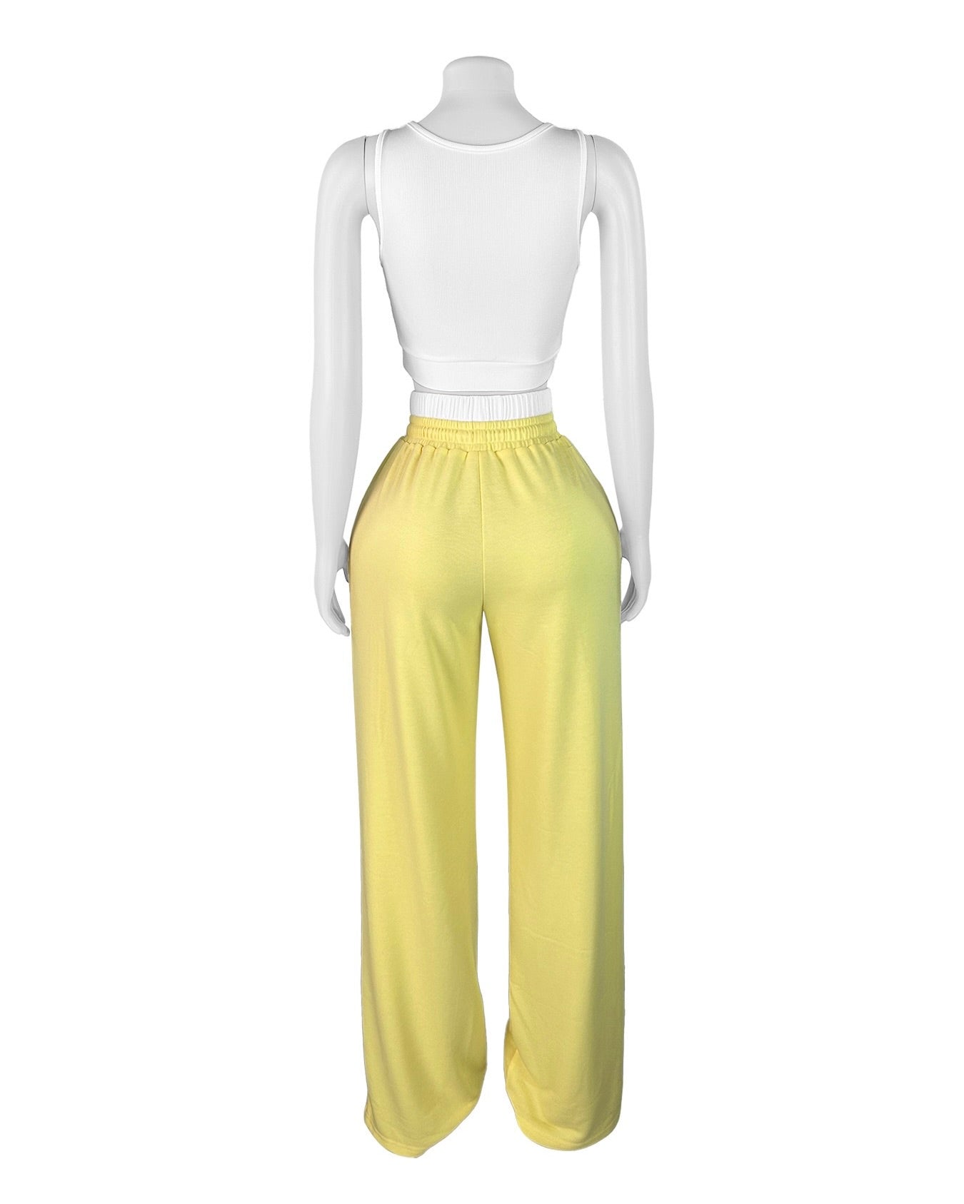 Lana Lounge Pants Set Yellow