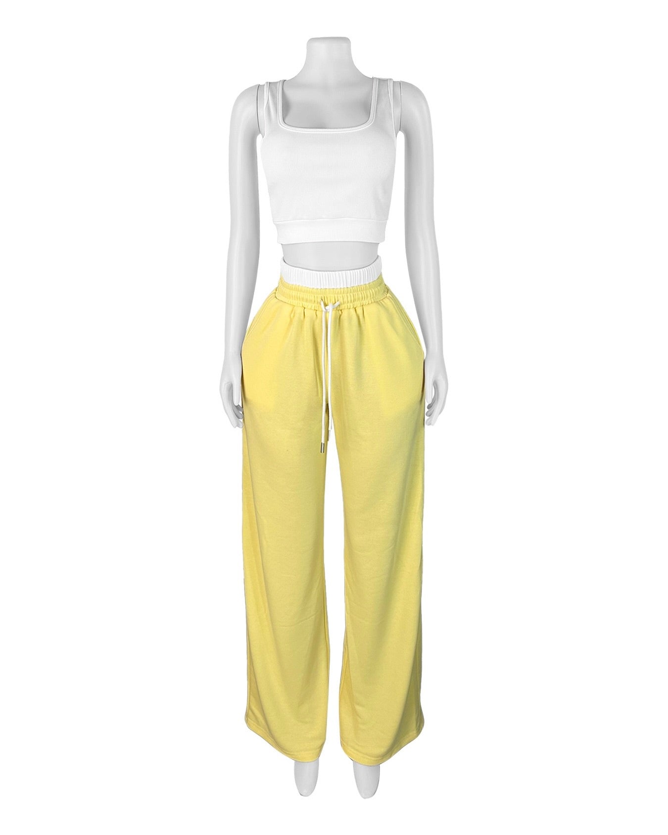 Lana Lounge Pants Set Yellow