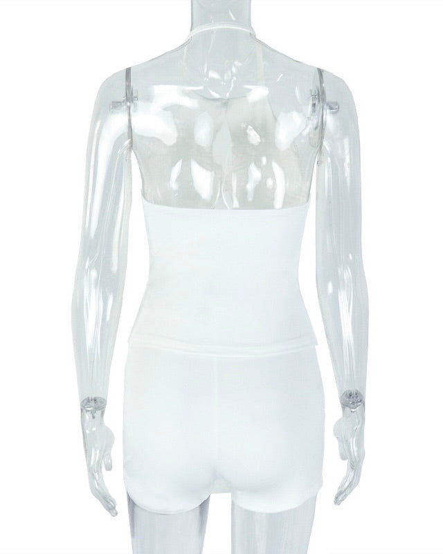 Chantel Keyhole Cutout Mini Dress