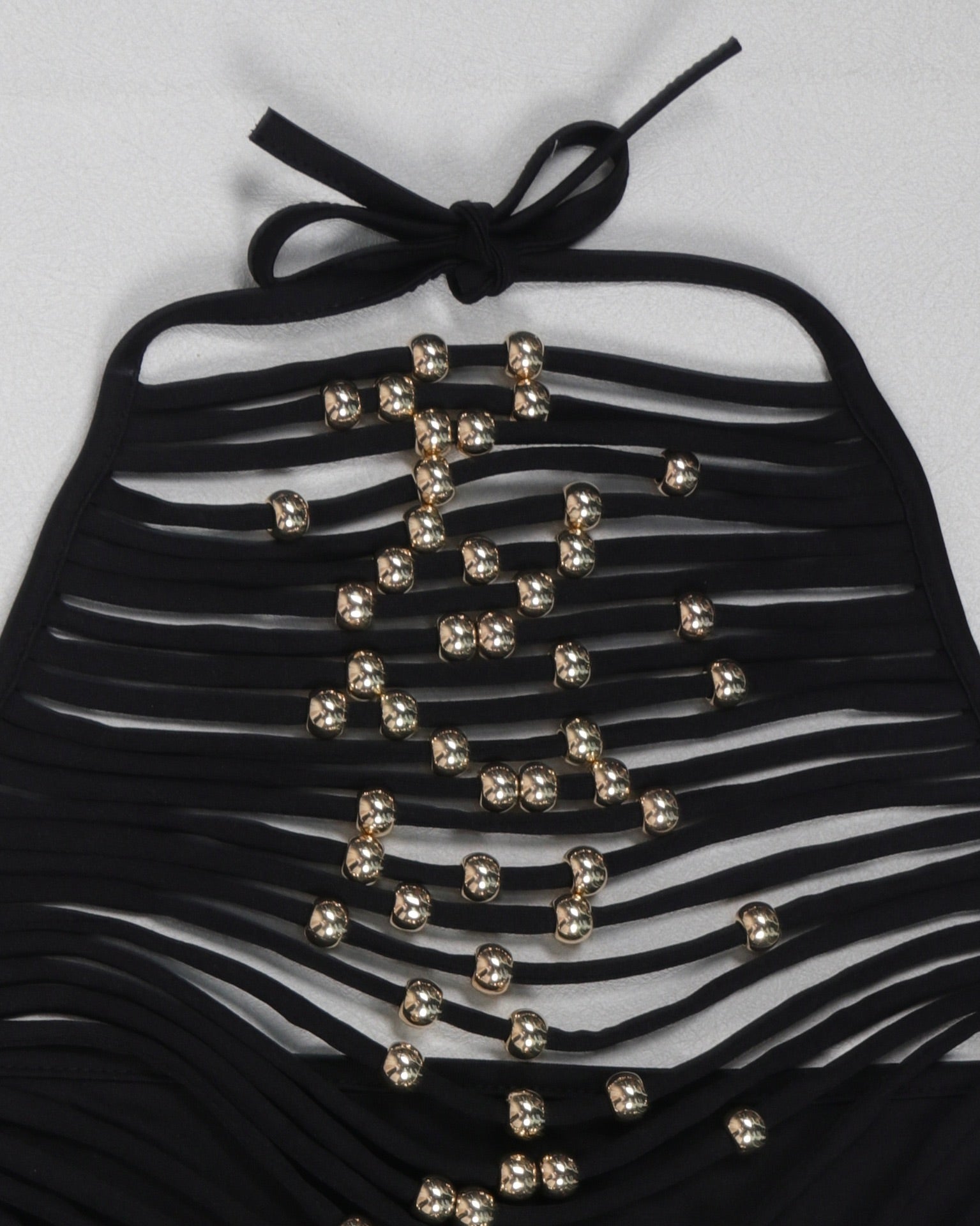 Sahara Beaded Halter Jumpsuit