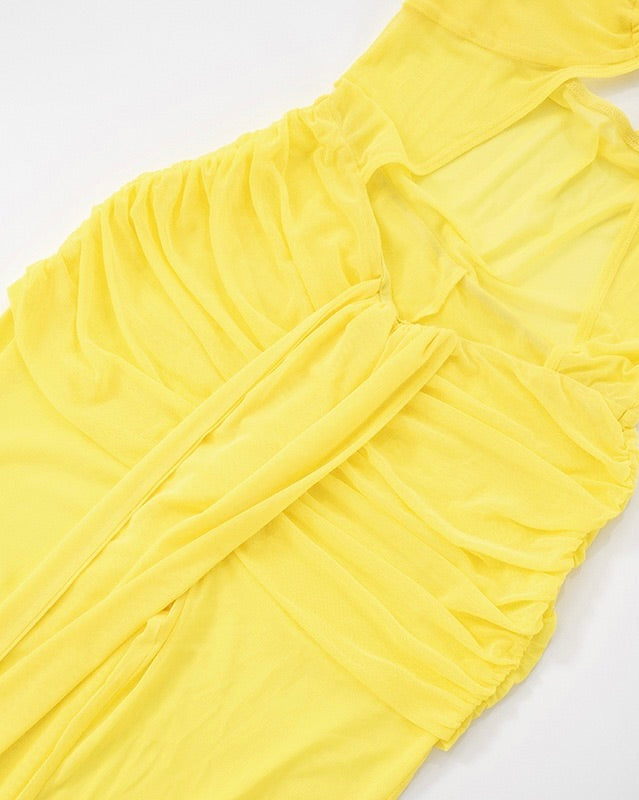 Solstice Sheer Drape Jumpsuit