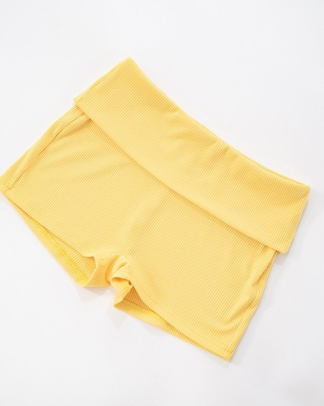 Enoni Ribbed Short Set