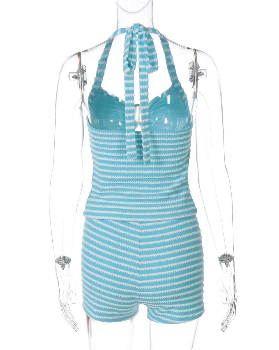 Marina Striped Knit Set