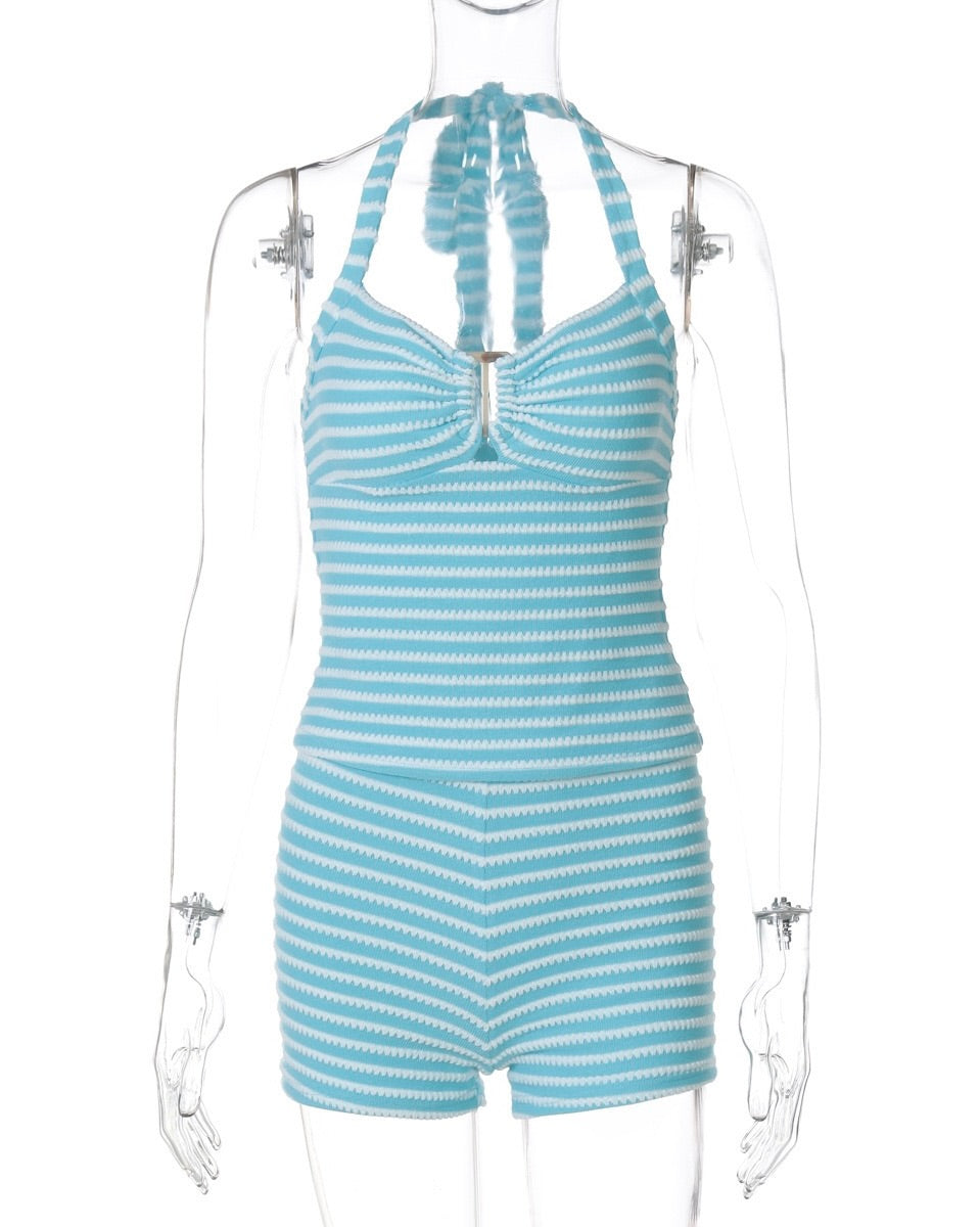 Marina Striped Knit Set