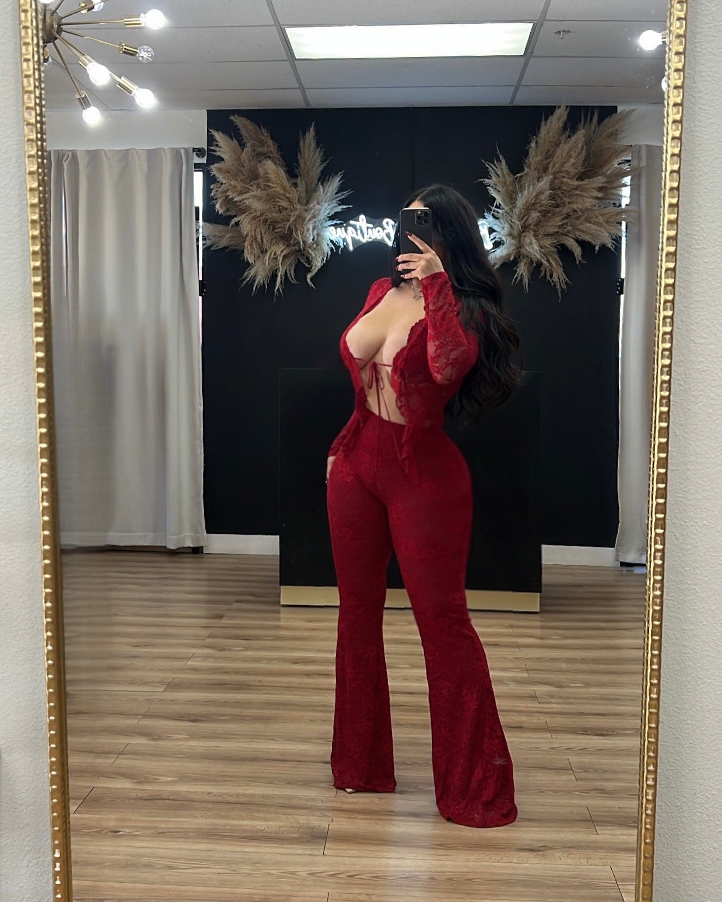 Amara Lace Flare Set