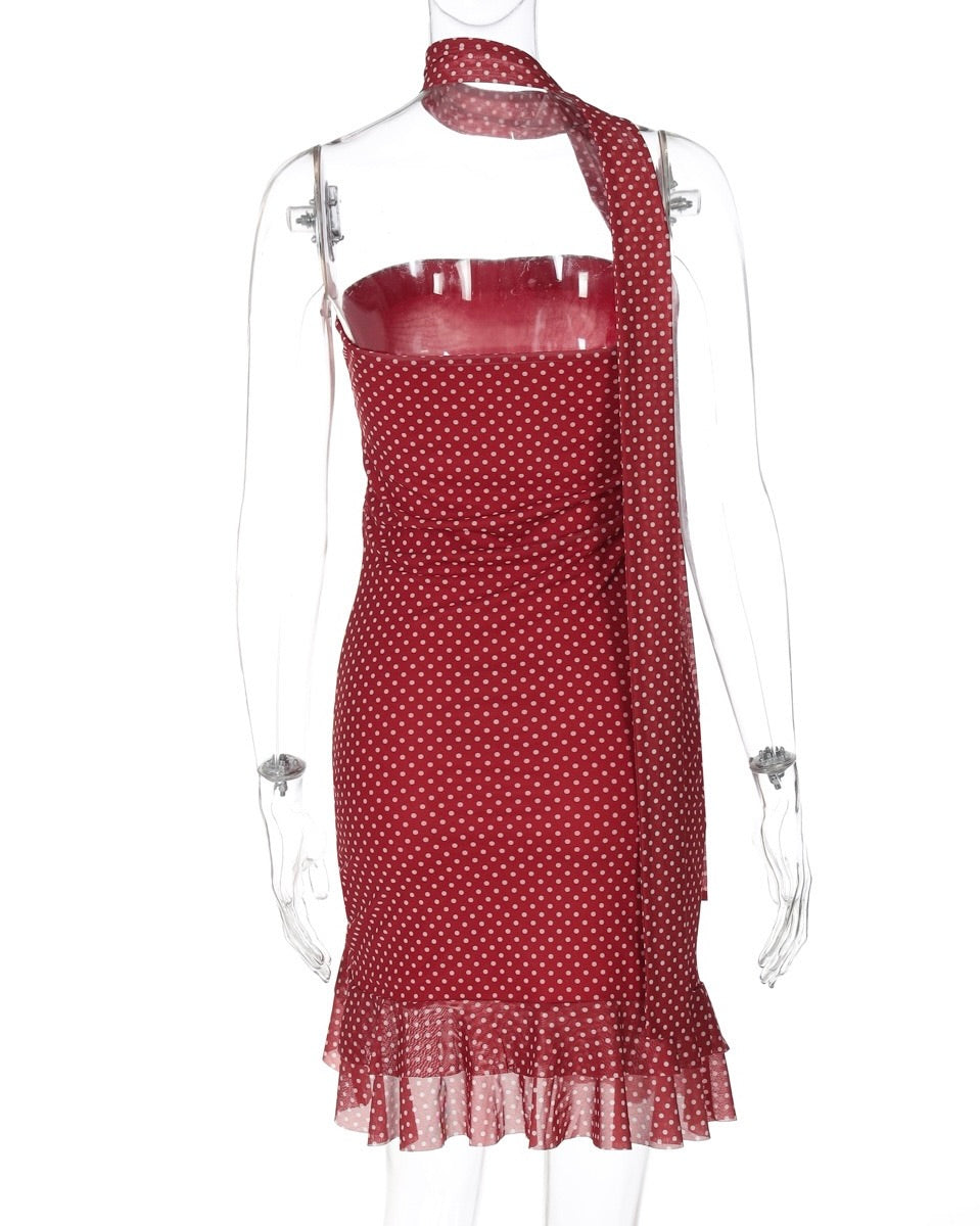 Monaco Dot Mini Dress