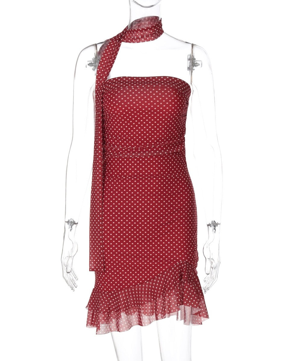 Monaco Dot Mini Dress