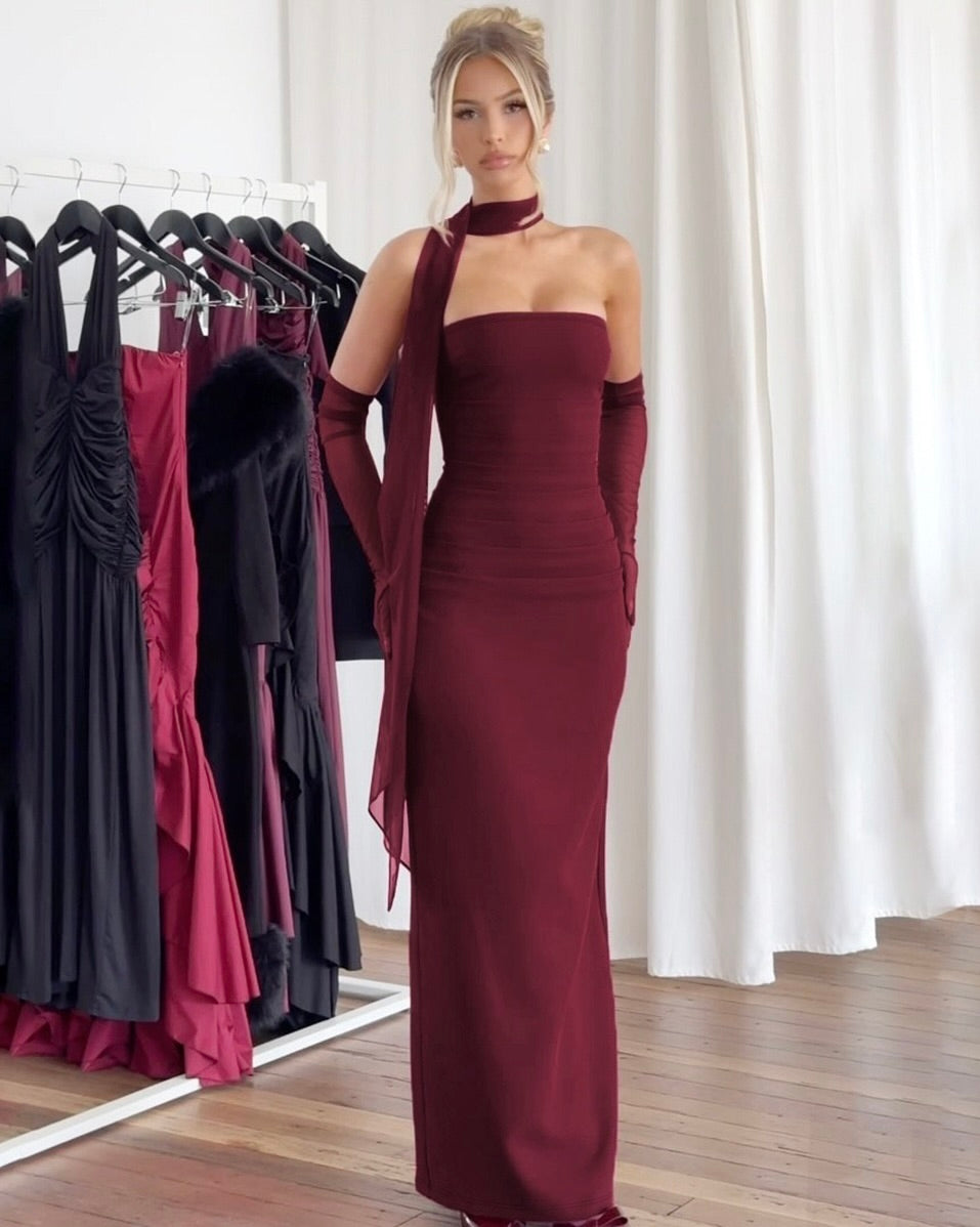 Hailey Strapless Maxi Dress