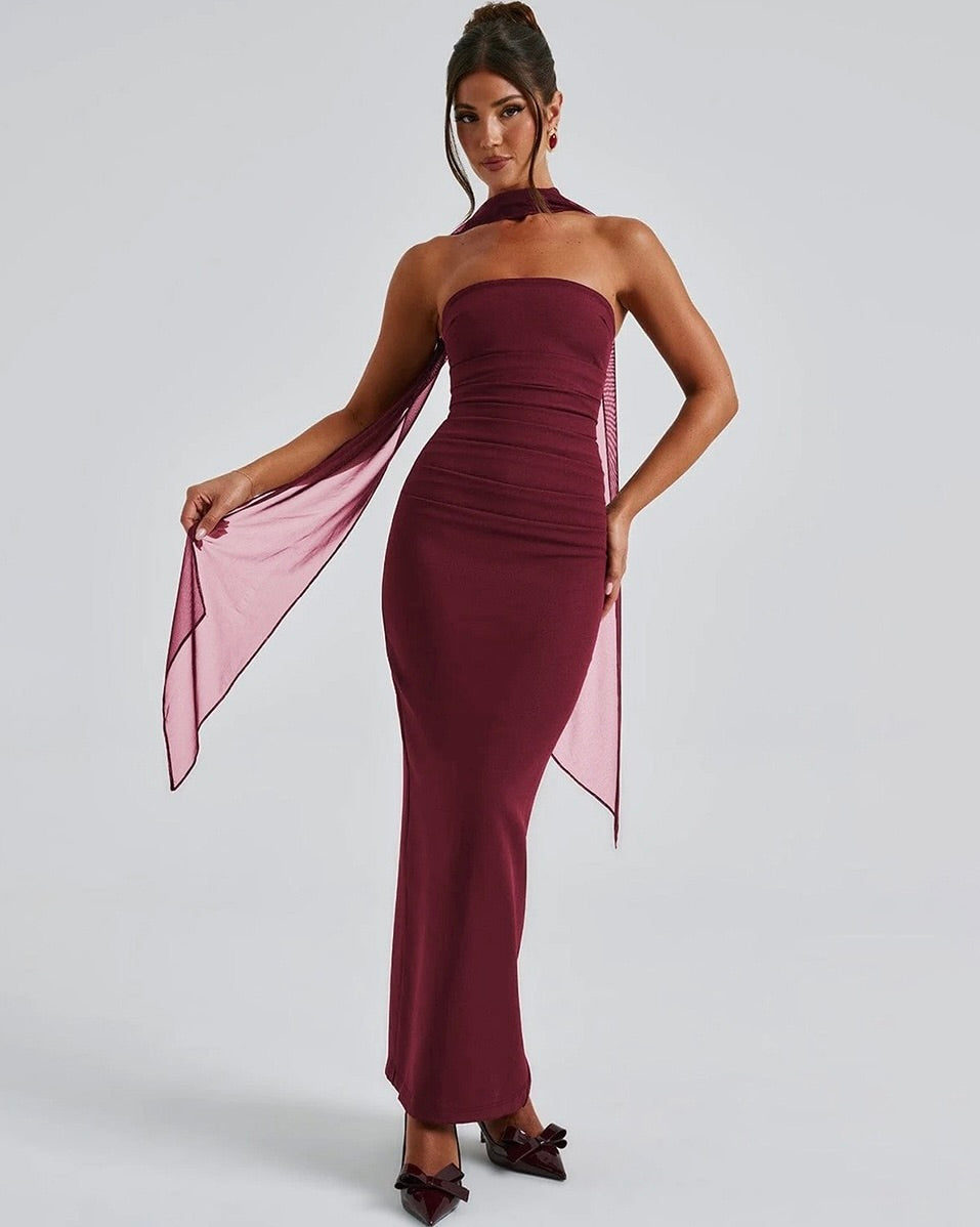 Hailey Strapless Maxi Dress