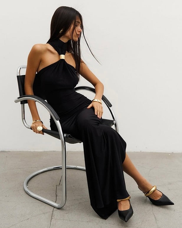 Nina Halter Maxi Dress