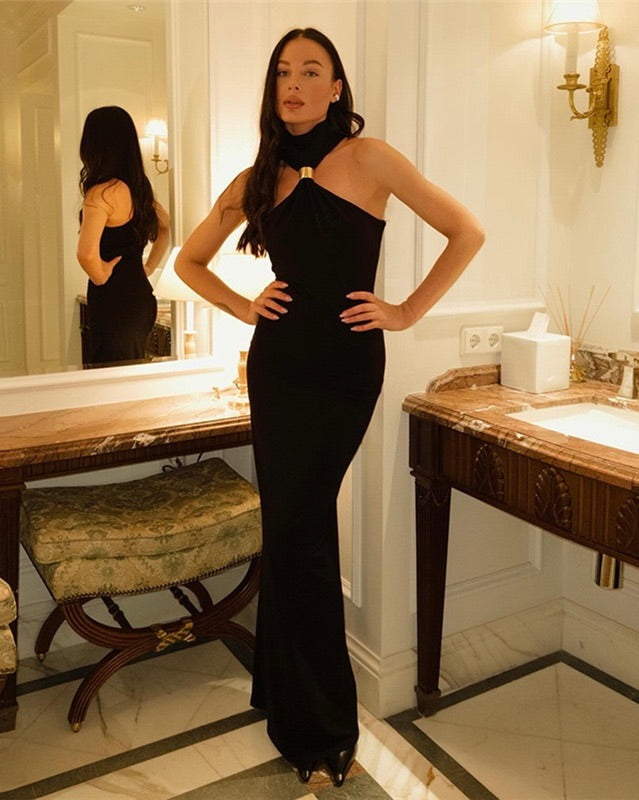 Nina Halter Maxi Dress
