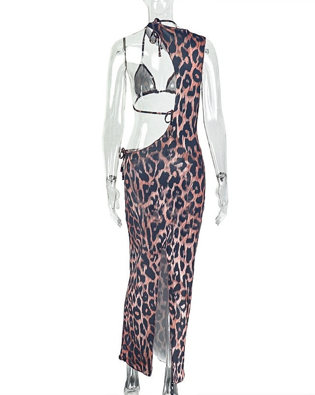 Savage Jungle Mesh Skirt Set