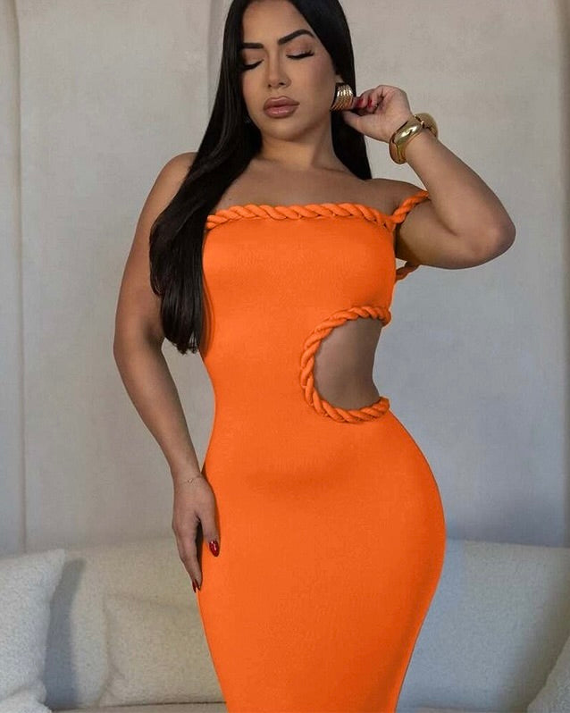 Asha Cut-Out Maxi Dress