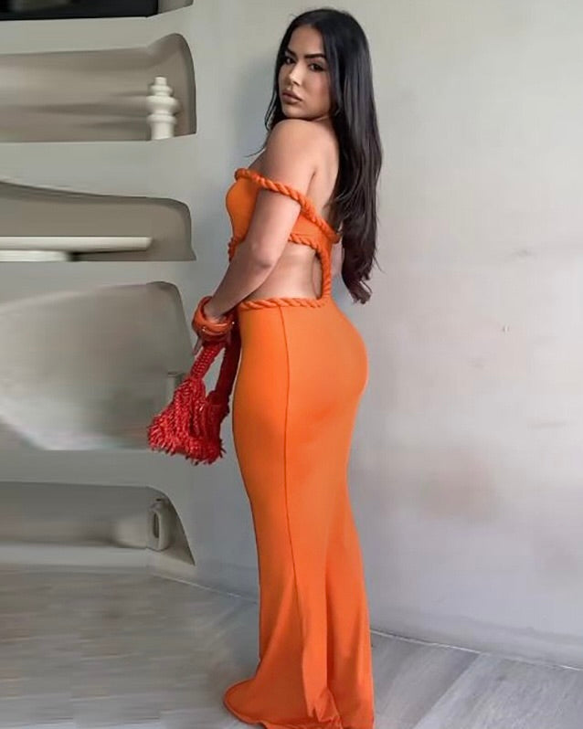 Asha Cut-Out Maxi Dress