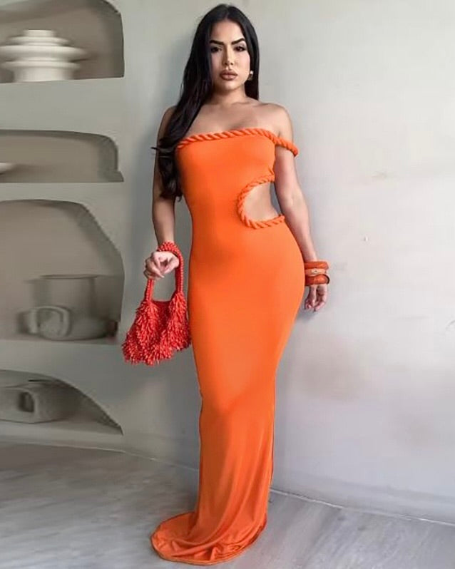 Asha Cut-Out Maxi Dress