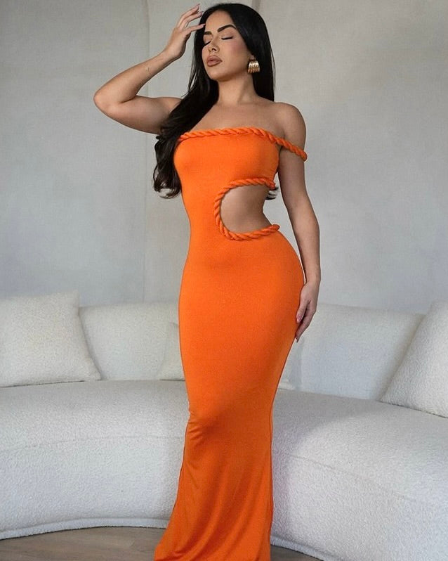 Asha Cut-Out Maxi Dress