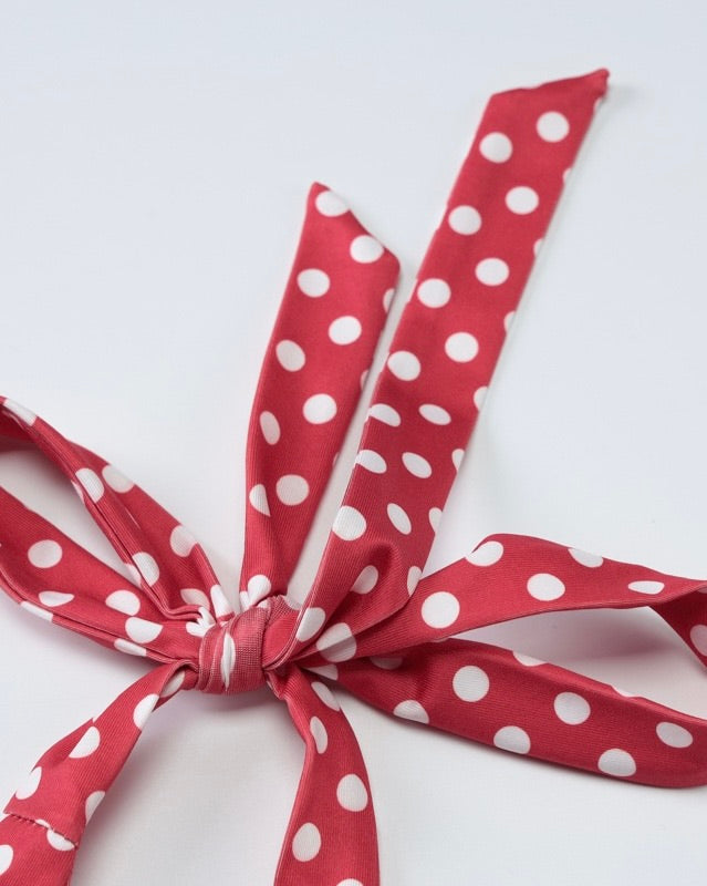 Monaco Polka Dot Halter Dress