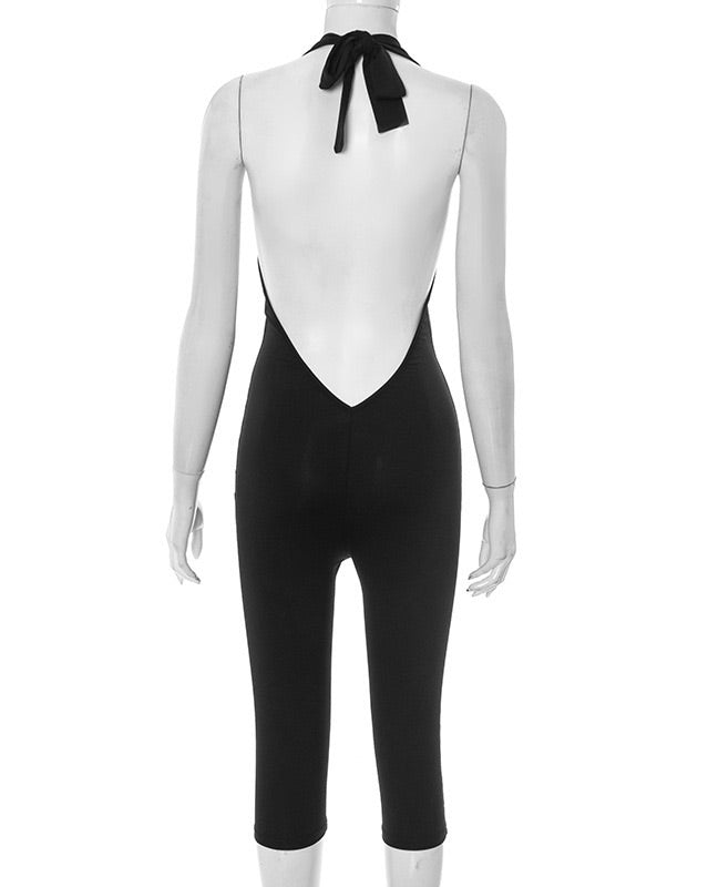 Noir Halter Jumpsuit