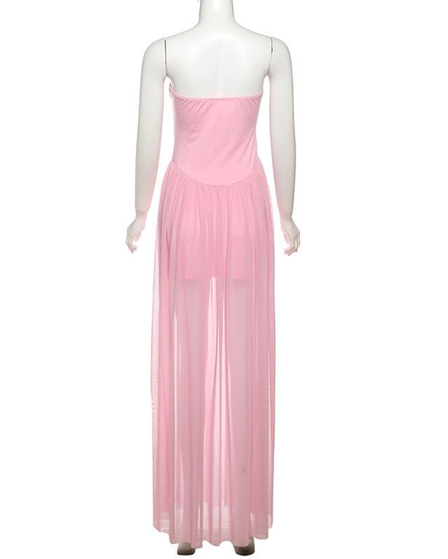 Femme Strapless Maxi Dress