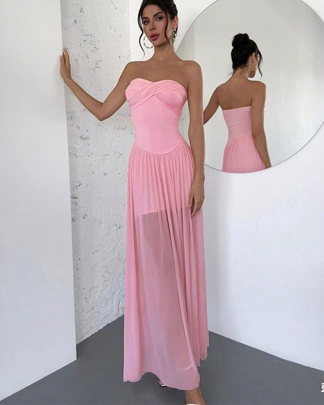 Femme Strapless Maxi Dress