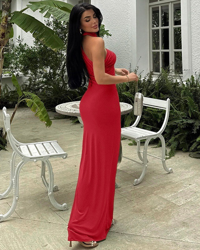 Riviera One-Shoulder Maxi Dress