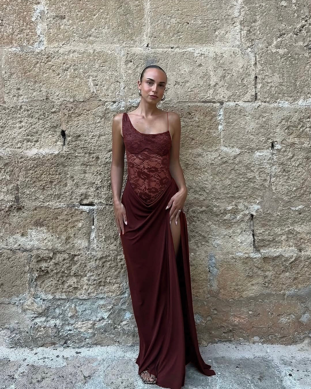 Natasha Lace Maxi Gown