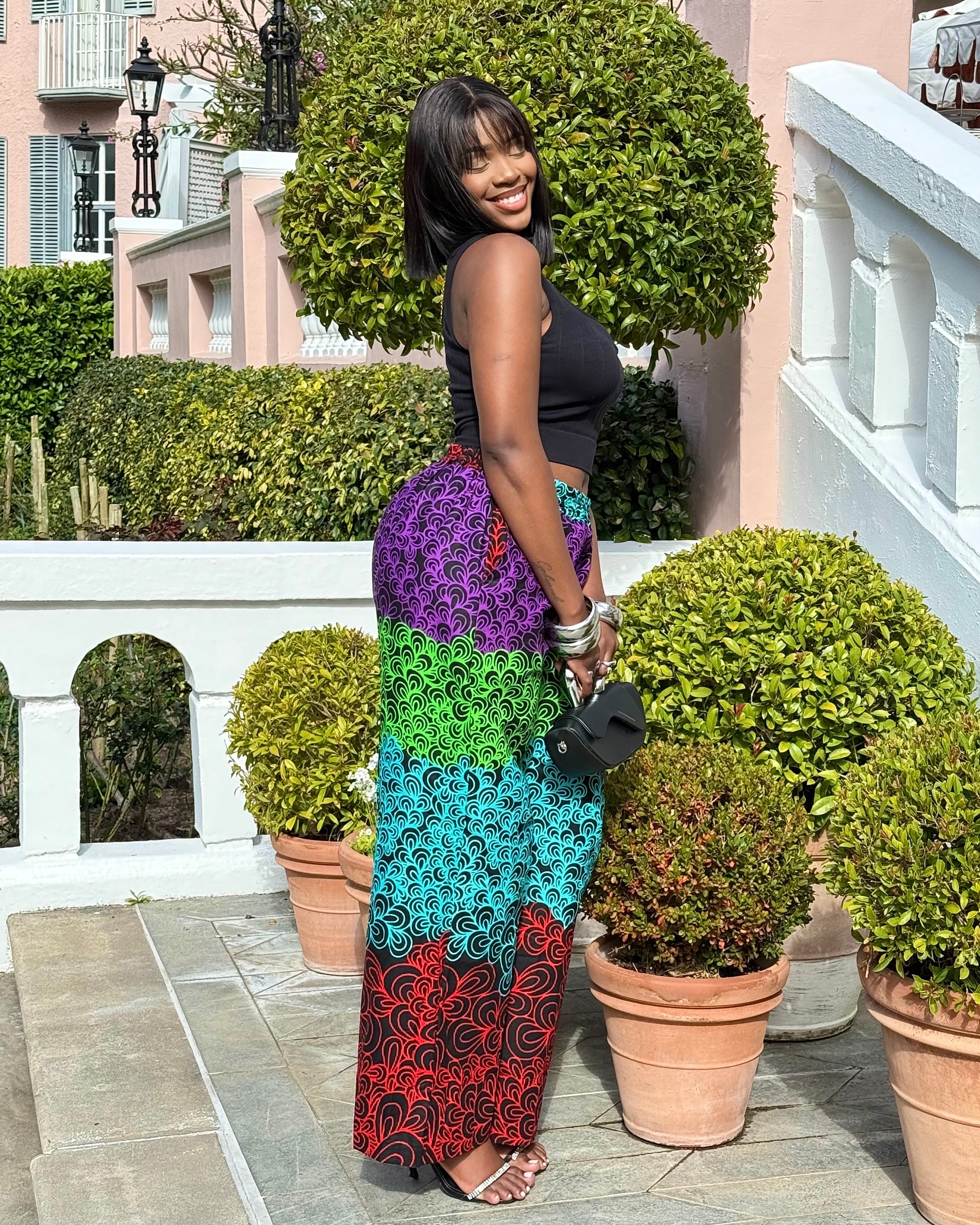 Vibrant Ankara Palazzo Pants