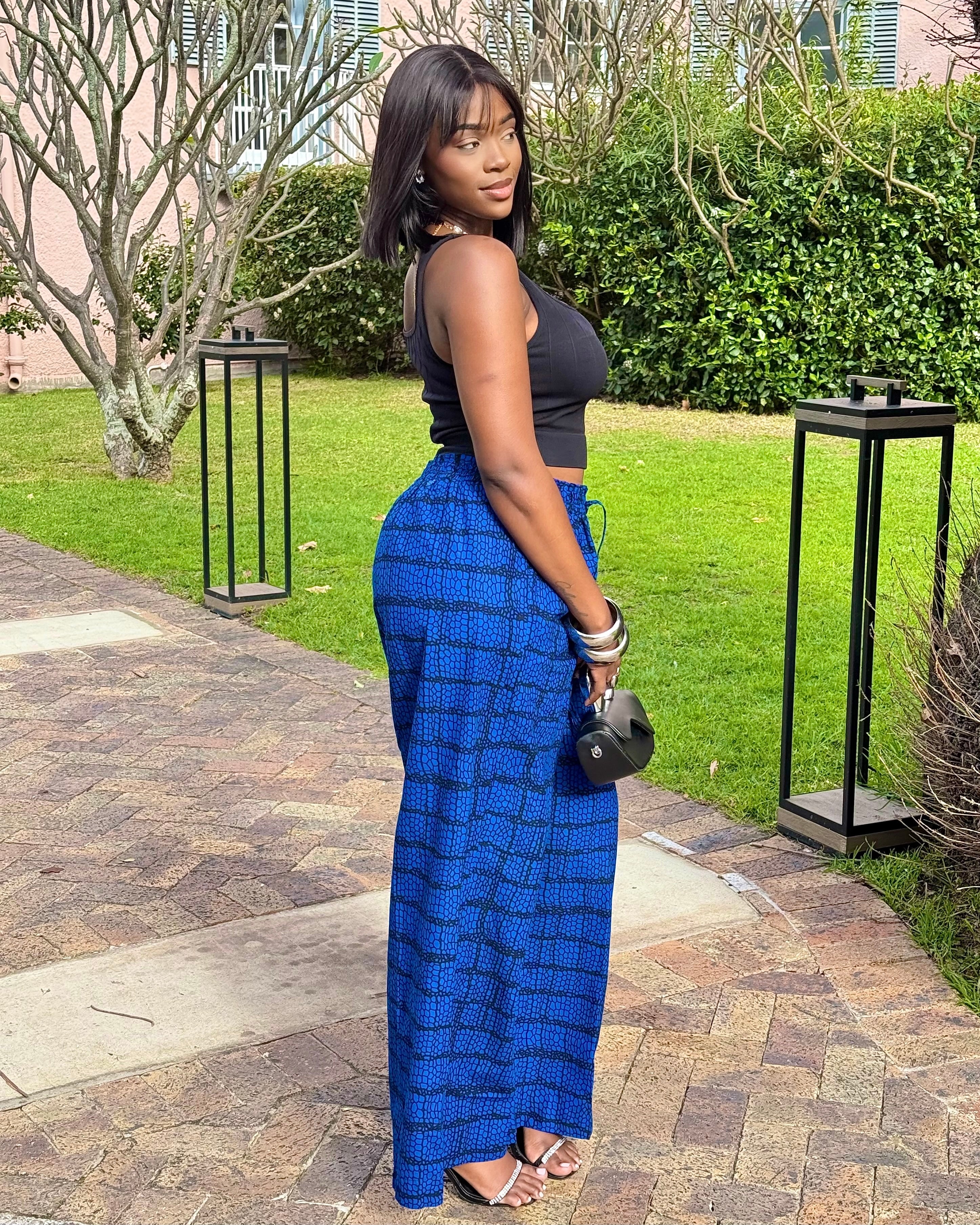 Royal Blue Bubu Pants