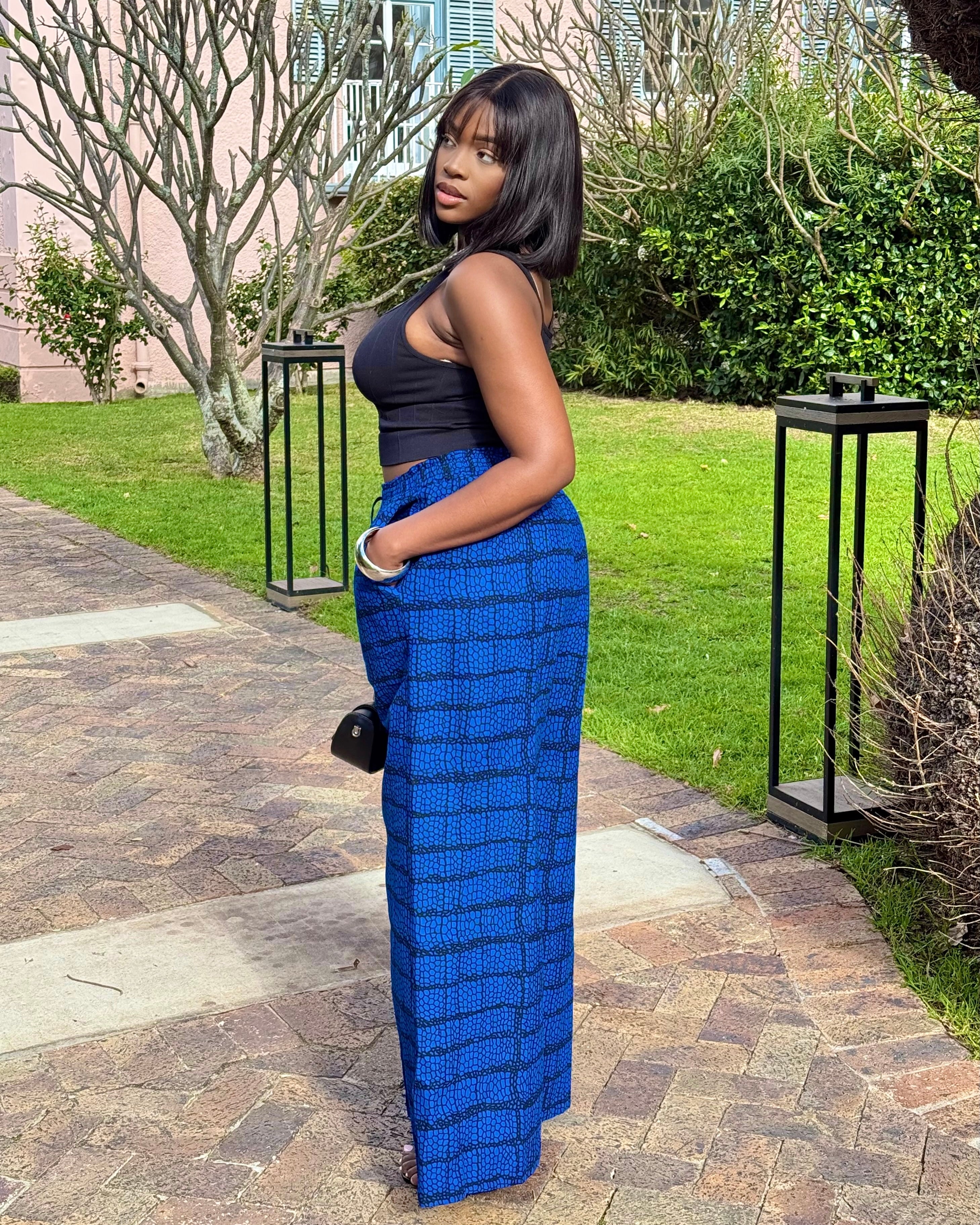 Royal Blue Bubu Pants