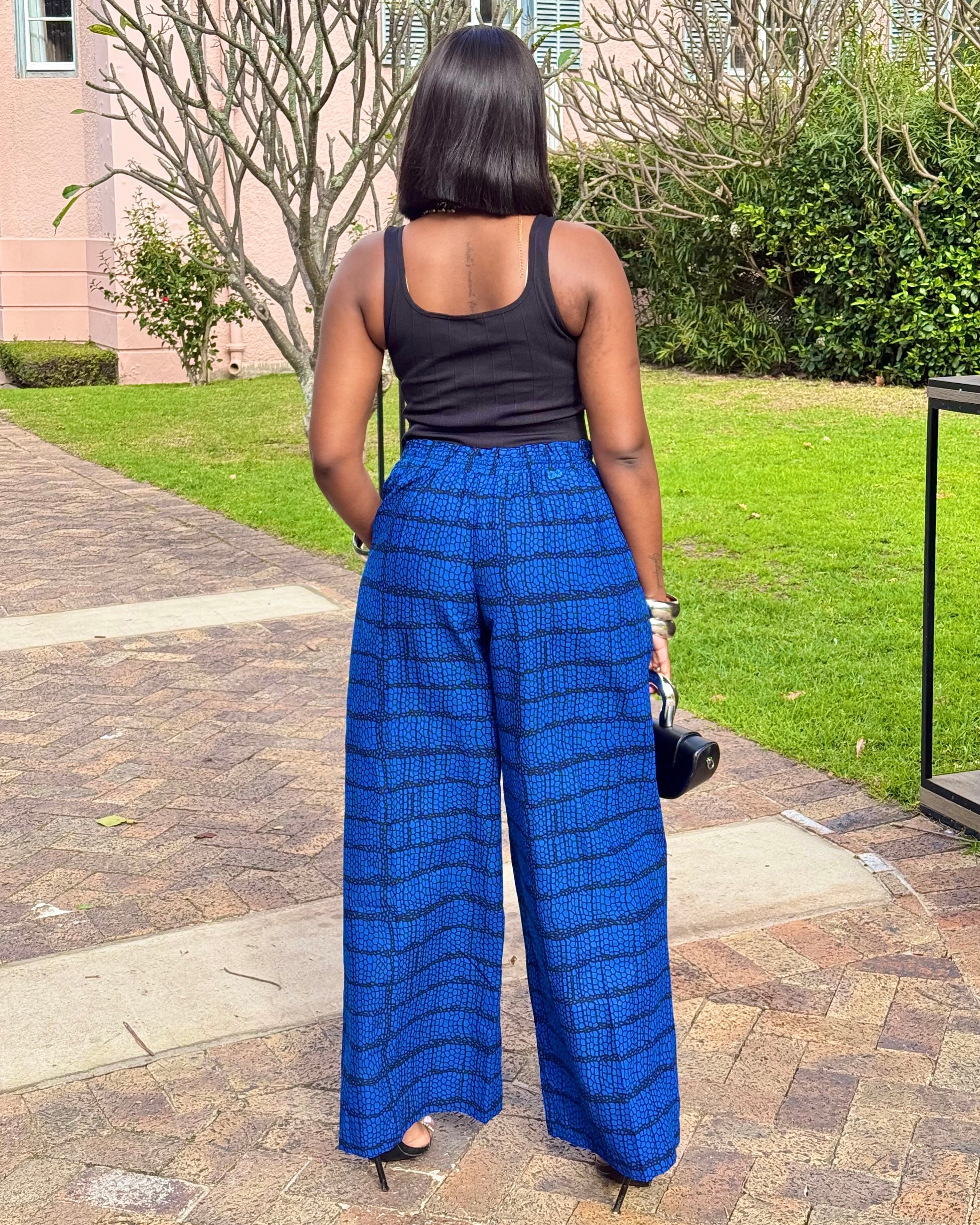 Royal Blue Bubu Pants