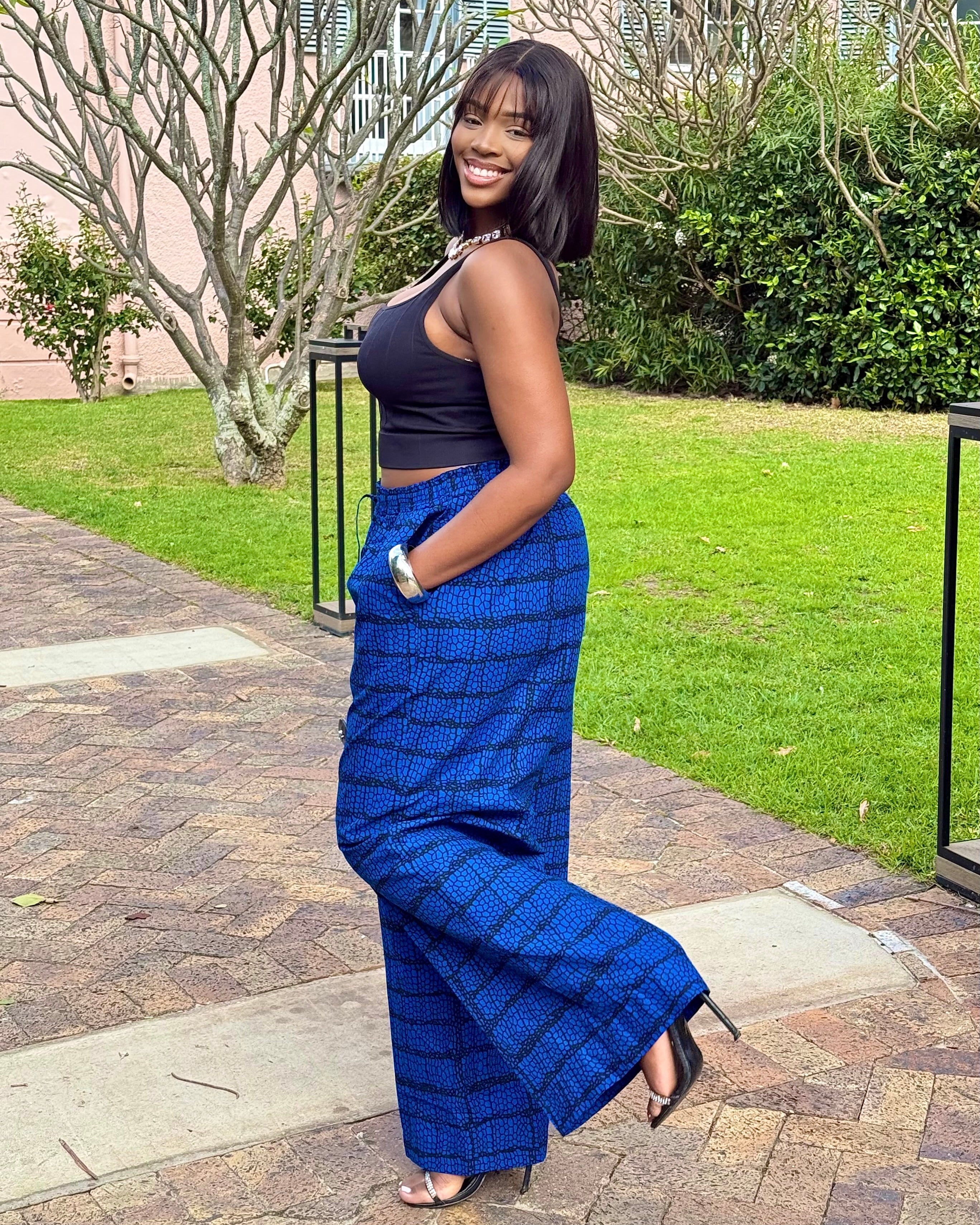 Royal Blue Bubu Pants