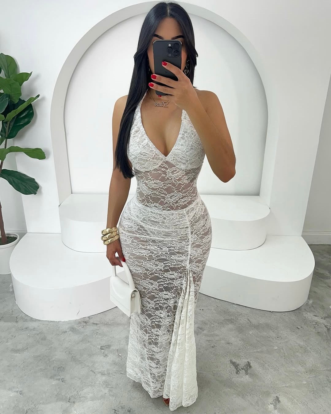 Sofia Lace Maxi Dress