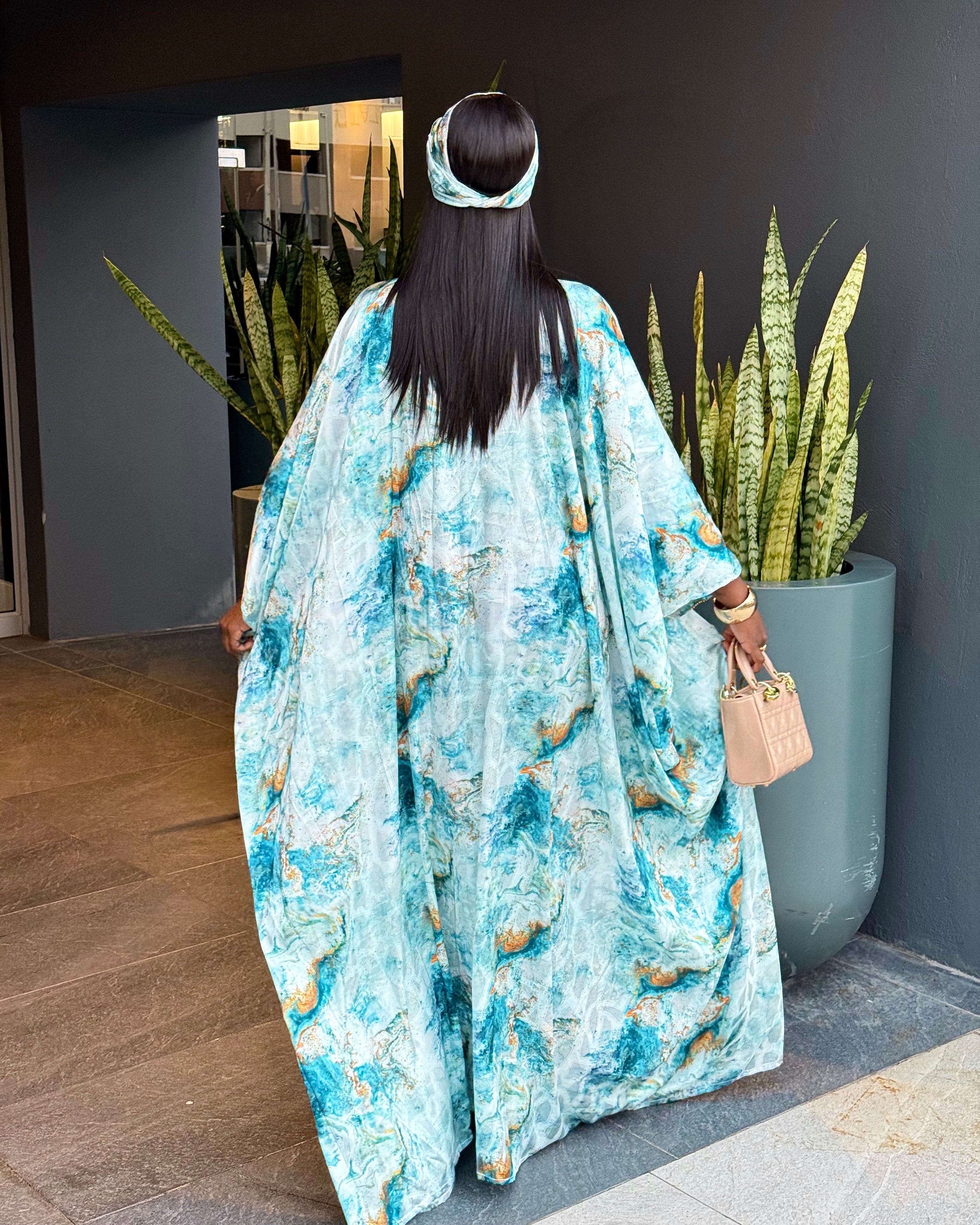 Marble Print Luxury Bubu
