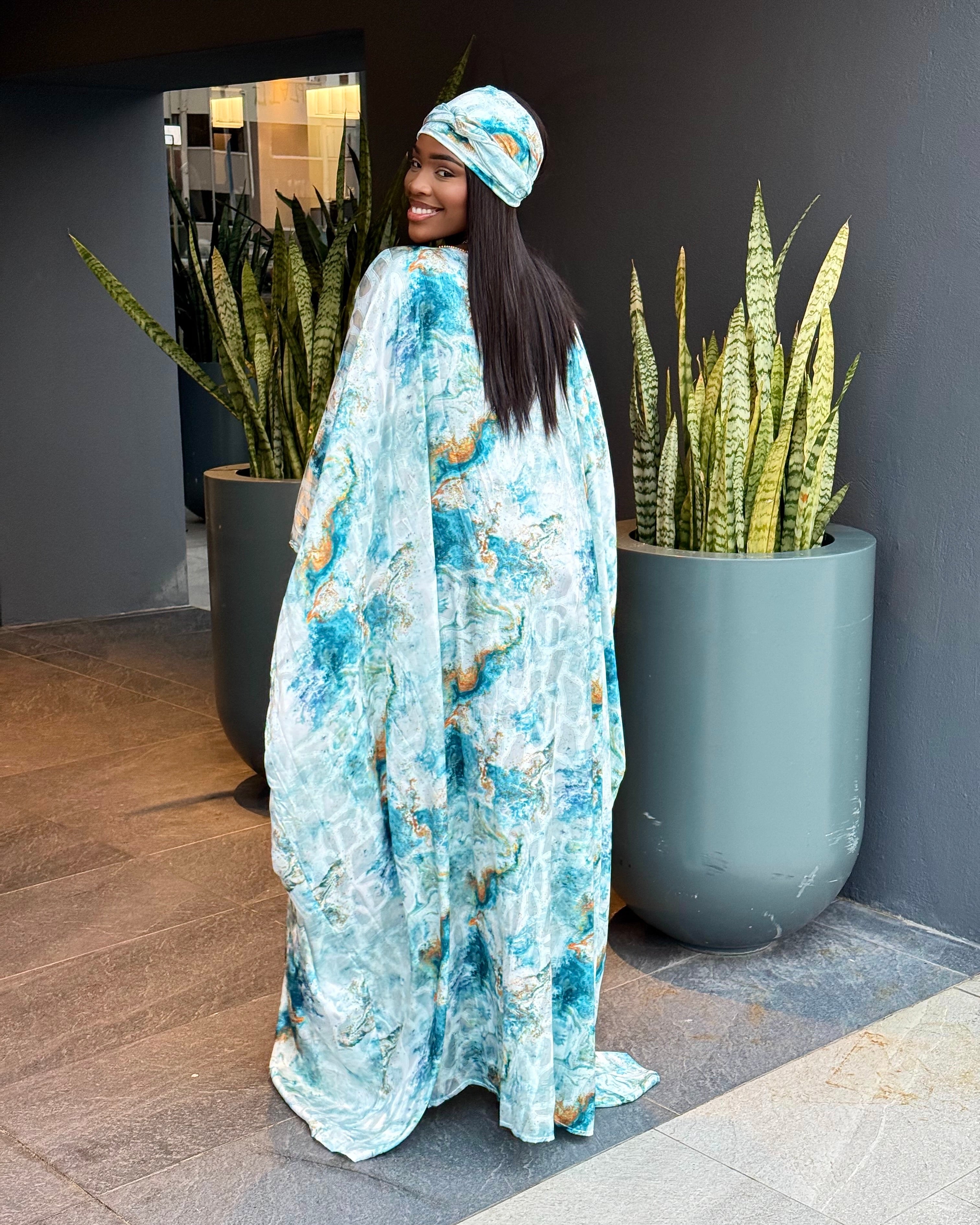 Marble Print Luxury Bubu
