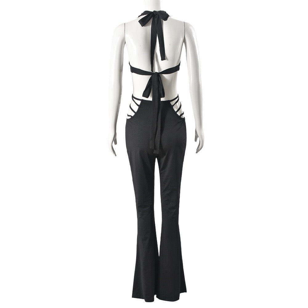 Viper Lace-Up Jumpsuit