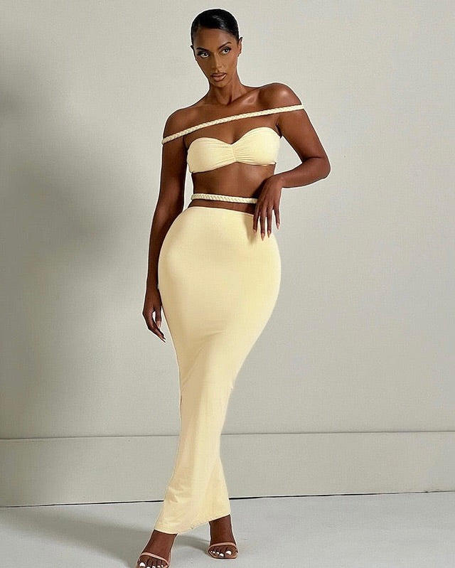 Obsidian Two-Piece Gown