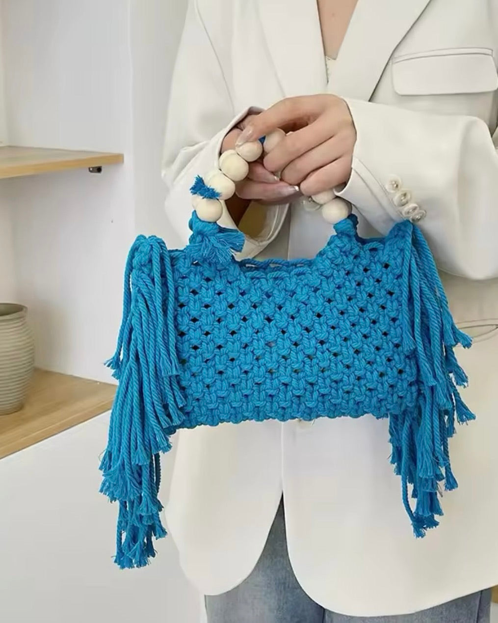 Nora Boho Chic Macrame Handbag