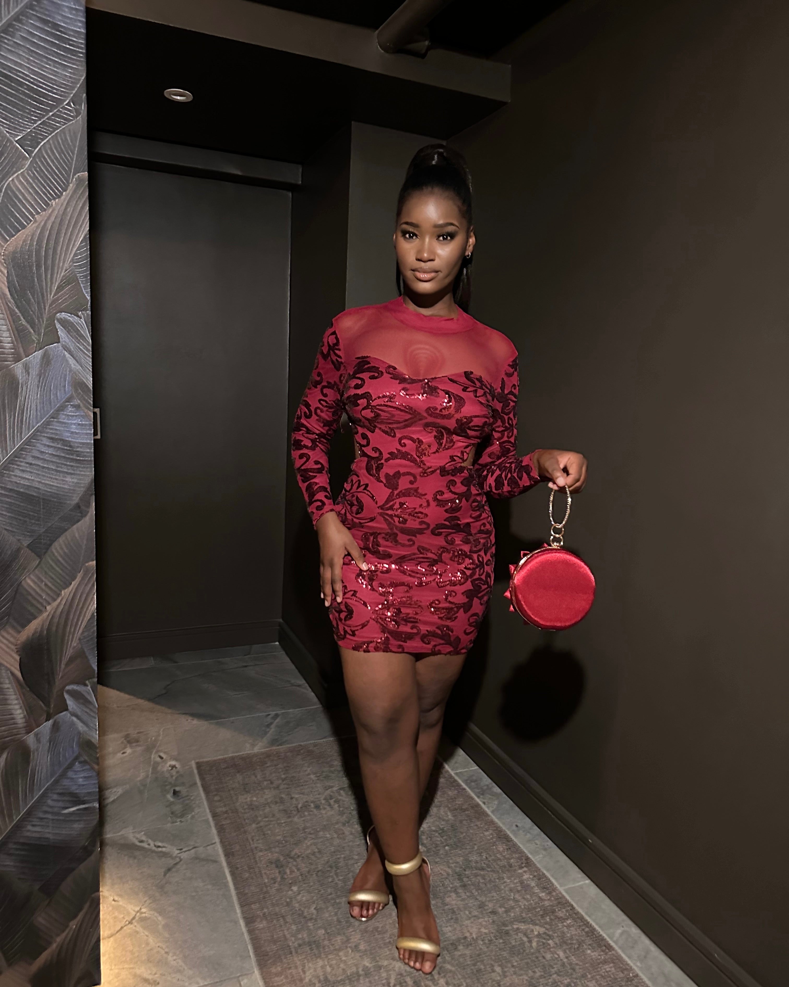 Gina Velvet Mini Dress