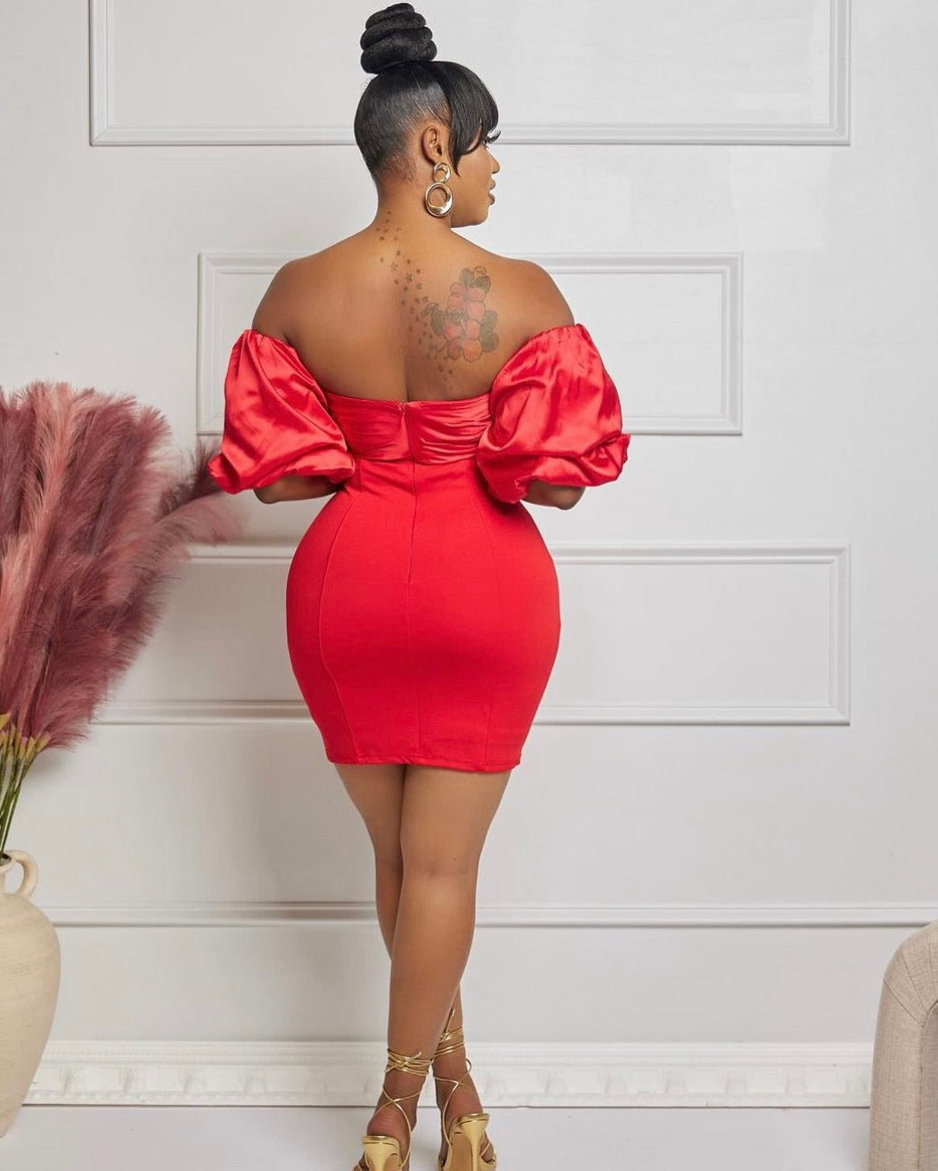 Lyza Lyza Off-Shoulder Mini Dress