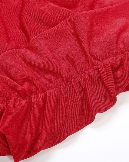 Seducta Velvet High-Neck Backless Maxi Gown