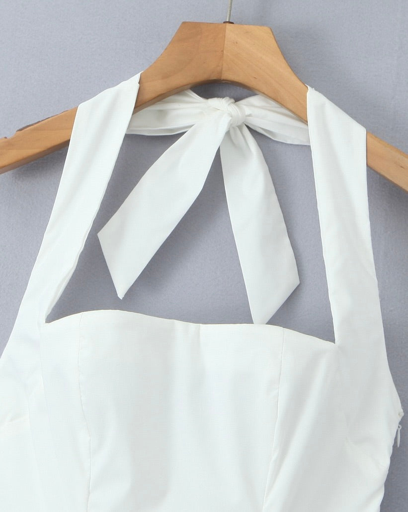 Opaline Organza Bubble Mini Dress