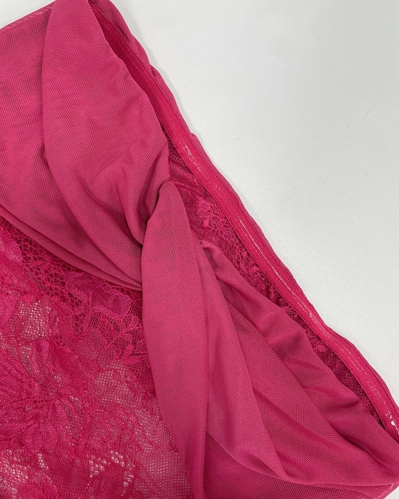 Delphine Lace Illusion Maxi